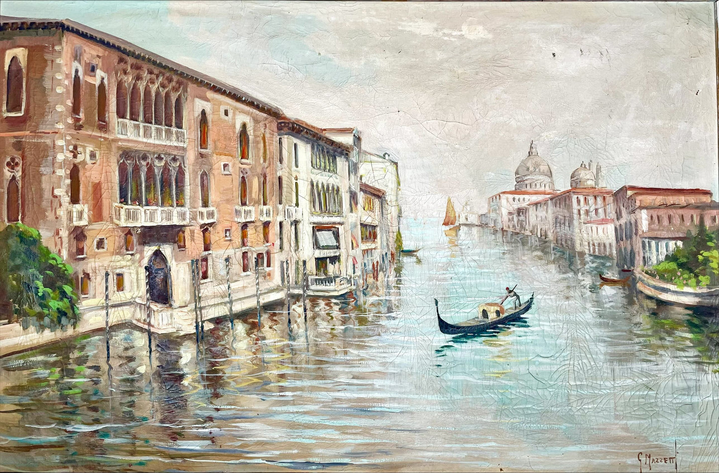 "Venetian Reverie" – Original Oil Painting by G. Mazetti