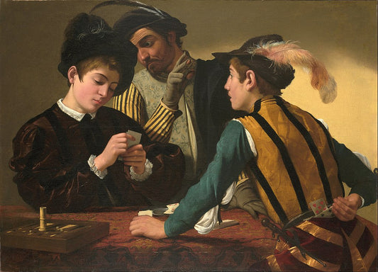 The Cardsharps Michelangelo Merisi da Caravaggio, c. 1594
