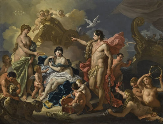 Bacchus and Ariadne: The Greek Myth Behind Solimena's Baroque Masterpiece