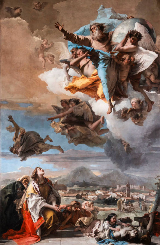 Saint Thecla Praying for the Plague-Stricken: Tiepolo’s Haunting Vision of Faith and the Plague