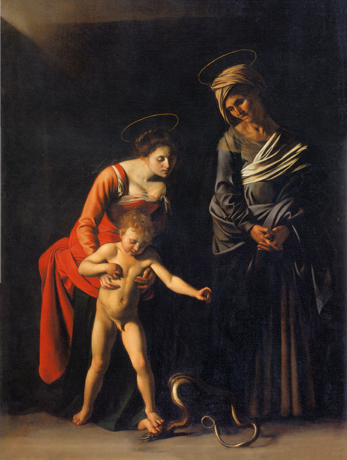 Madonna and Child with St. Anne - Caravaggio, c. 1605–1606