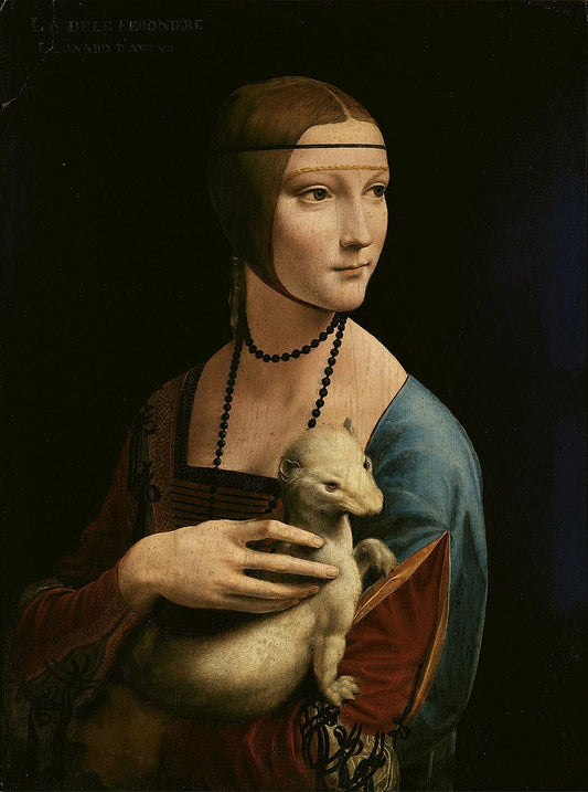 Lady with an Ermine - Leonardo da Vinci, c. 1489–1491
