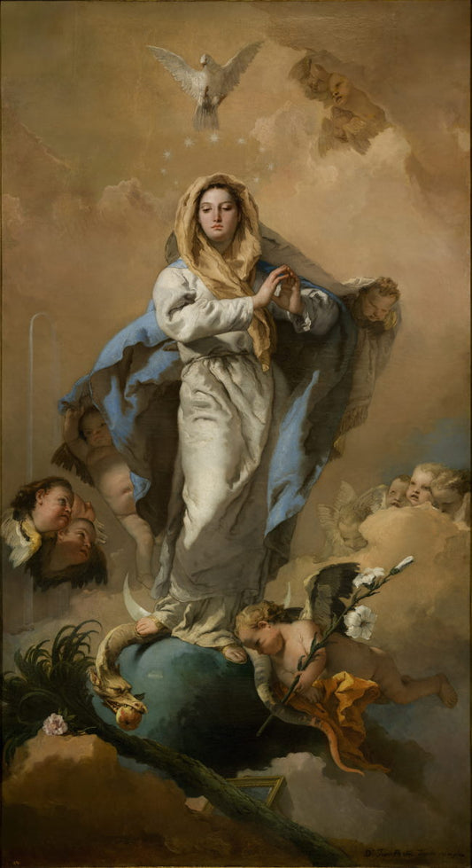 The Immaculate Conception Explained: Tiepolo's Heavenly Masterpiece and Its Hidden Symbolism