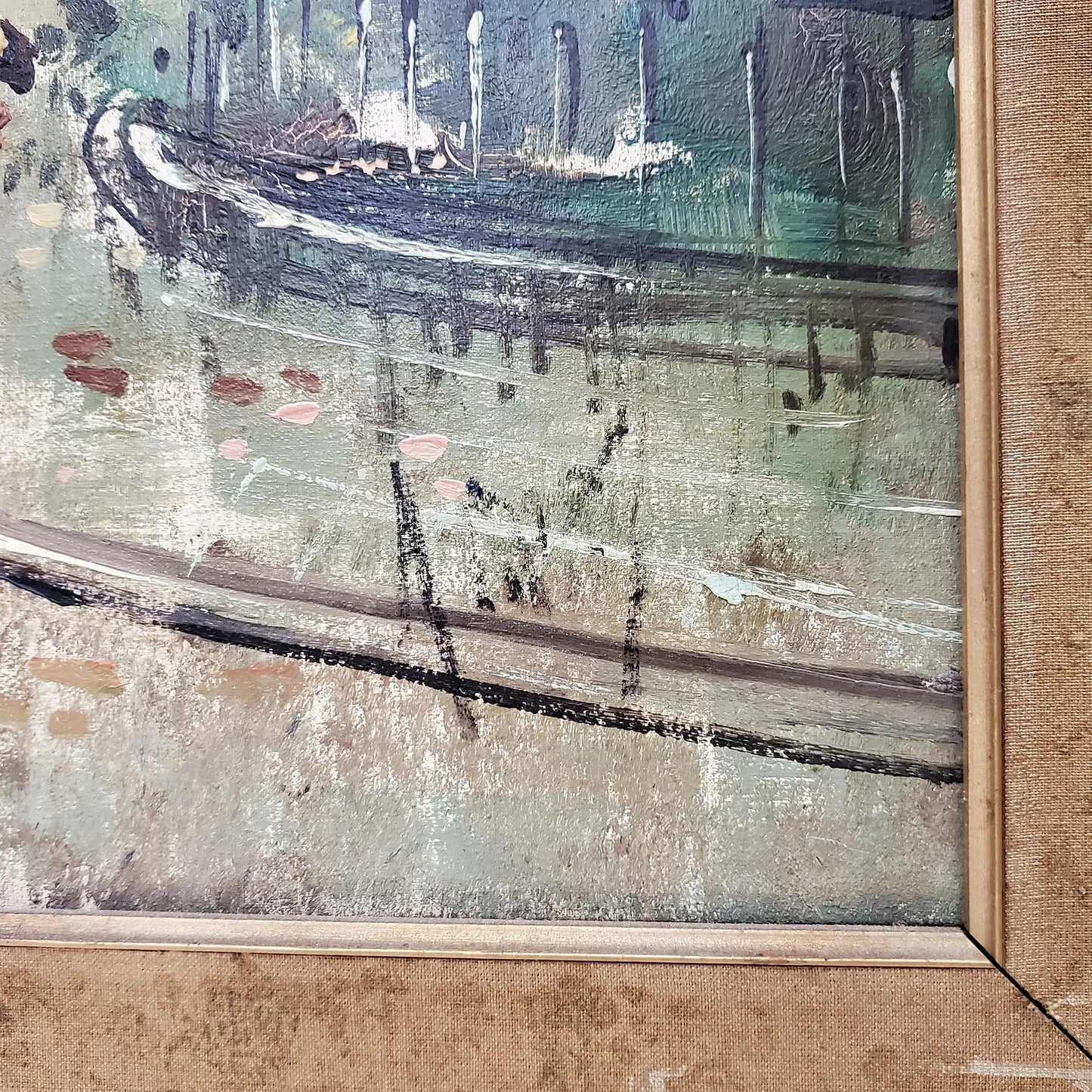 “Paris in the Rain” – Original Oil Painting by Professor Anthony DeVity