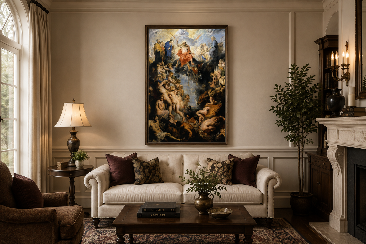 The Incredulity of Saint Thomas – Paolo Morando Framed Canvas Print | Renaissance Religious Wall Art