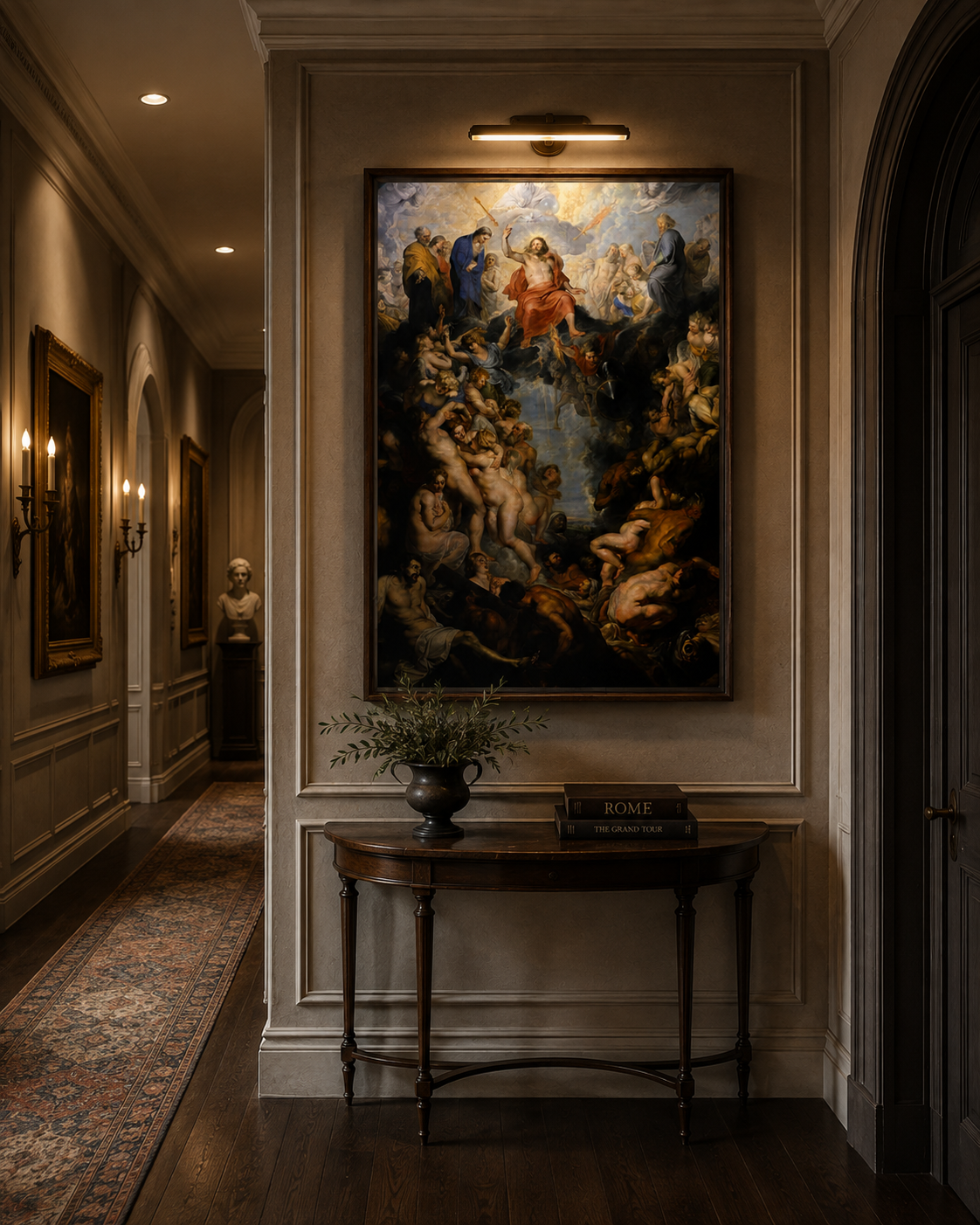 The Incredulity of Saint Thomas – Paolo Morando Framed Canvas Print | Renaissance Religious Wall Art