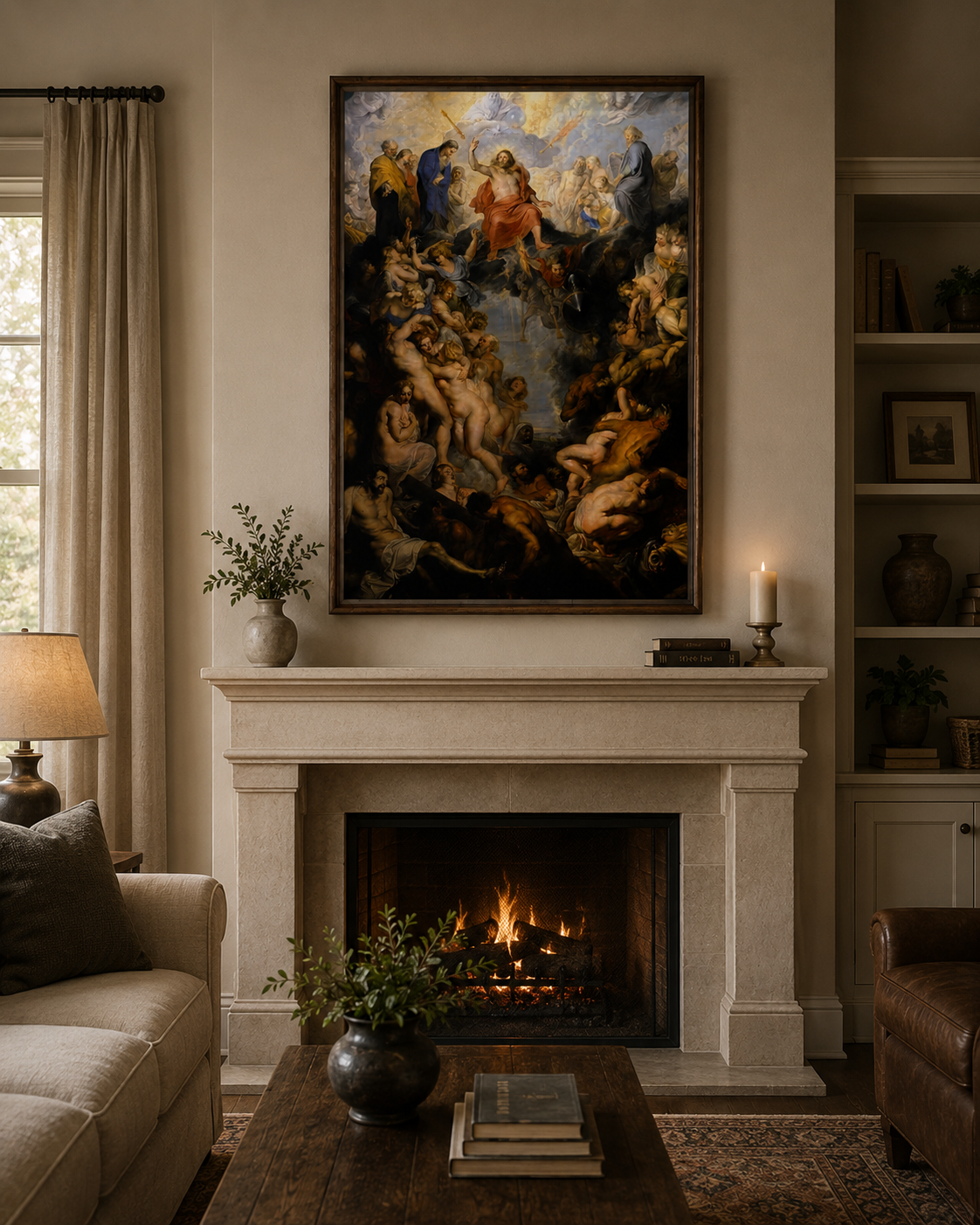 The Incredulity of Saint Thomas – Paolo Morando Framed Canvas Print | Renaissance Religious Wall Art