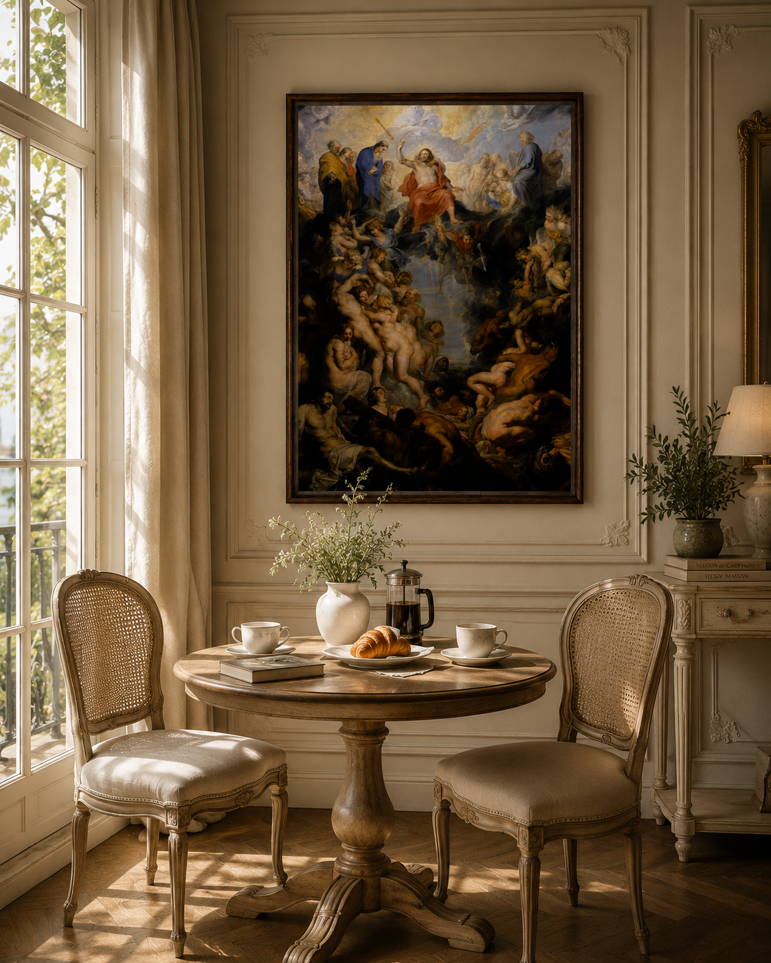 The Incredulity of Saint Thomas – Paolo Morando Framed Canvas Print | Renaissance Religious Wall Art
