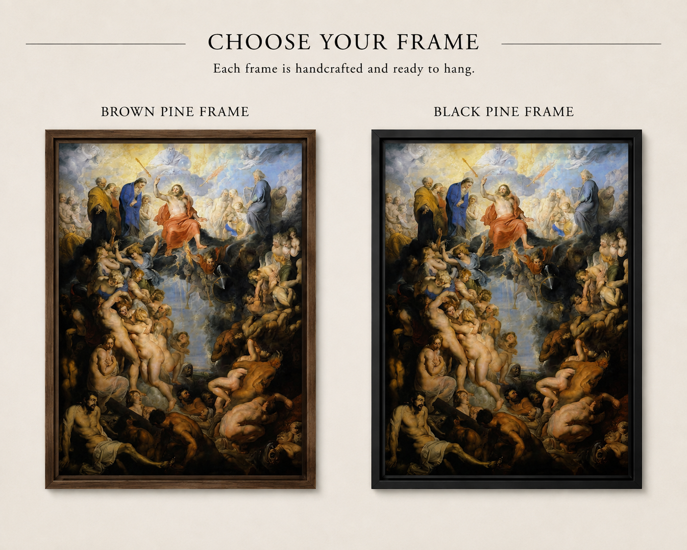 The Incredulity of Saint Thomas – Paolo Morando Framed Canvas Print | Renaissance Religious Wall Art