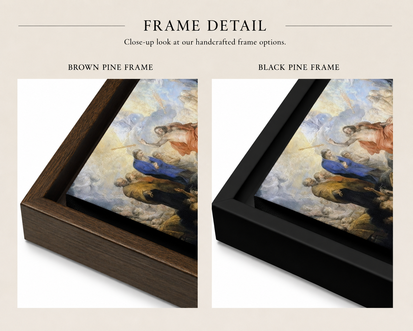The Incredulity of Saint Thomas – Paolo Morando Framed Canvas Print | Renaissance Religious Wall Art