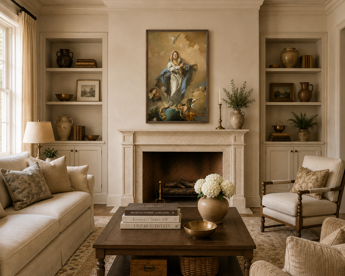 The Immaculate Conception – Giovanni Battista Tiepolo Framed Canvas Print | Italian Baroque Religious Wall Art