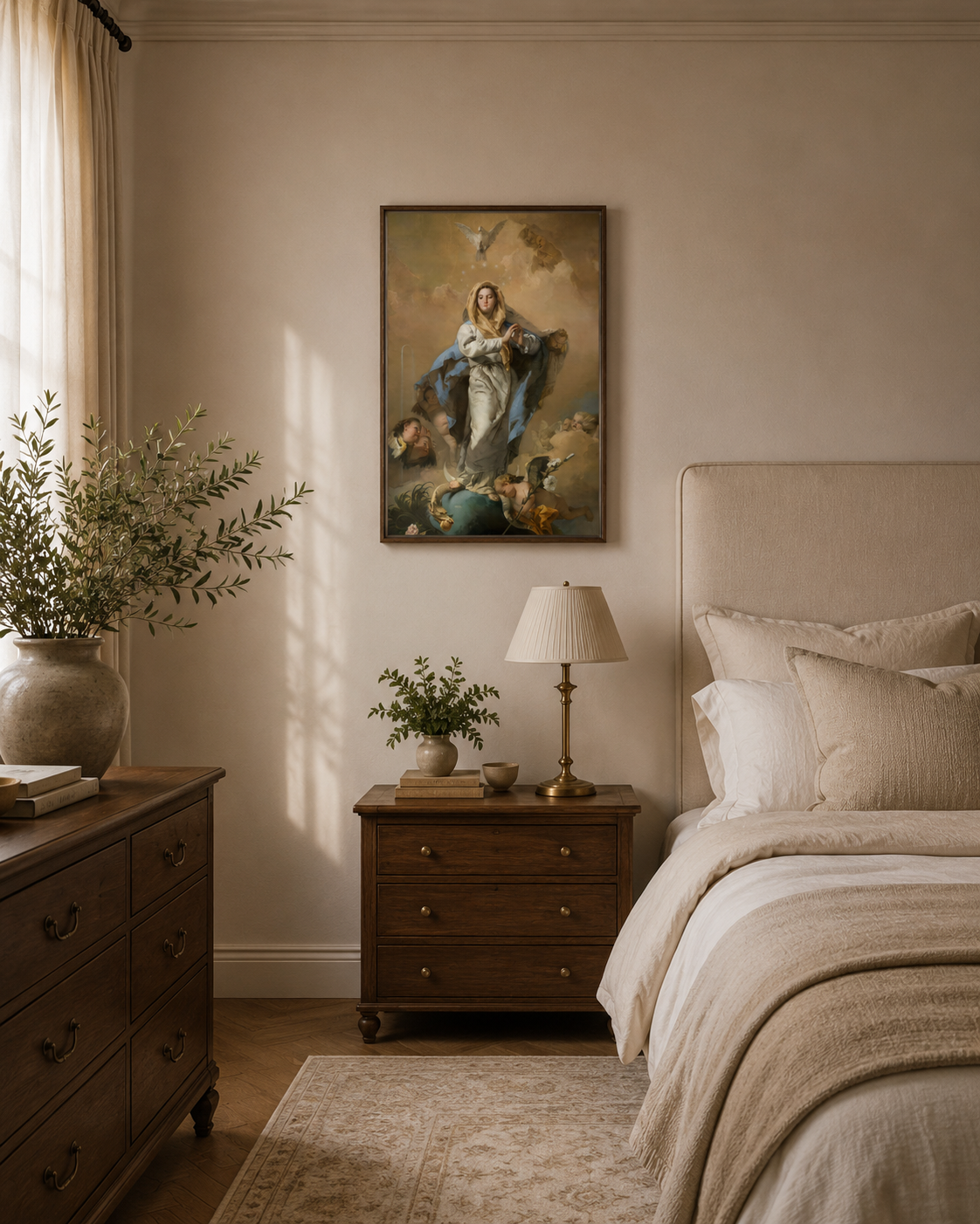 The Immaculate Conception – Giovanni Battista Tiepolo Framed Canvas Print | Italian Baroque Religious Wall Art