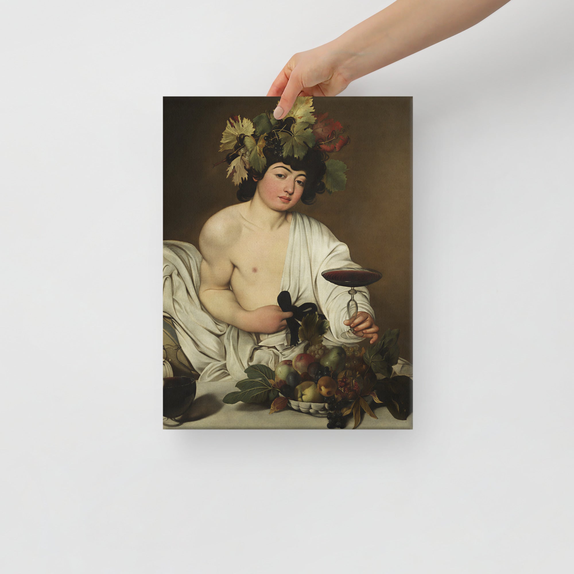 Bacchus – Caravaggio Canvas Print | Baroque Mythological Wall Art
